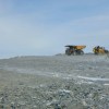 Work on Ekati's Point Lake project in March 2024 is seen in a GNWT inspector's photo.